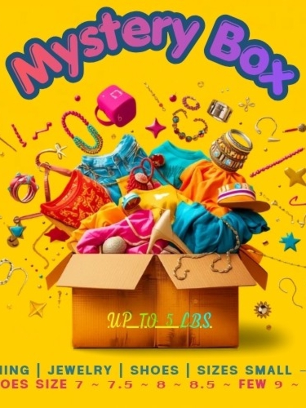 Womens Mystery Clothing & Accessories Box